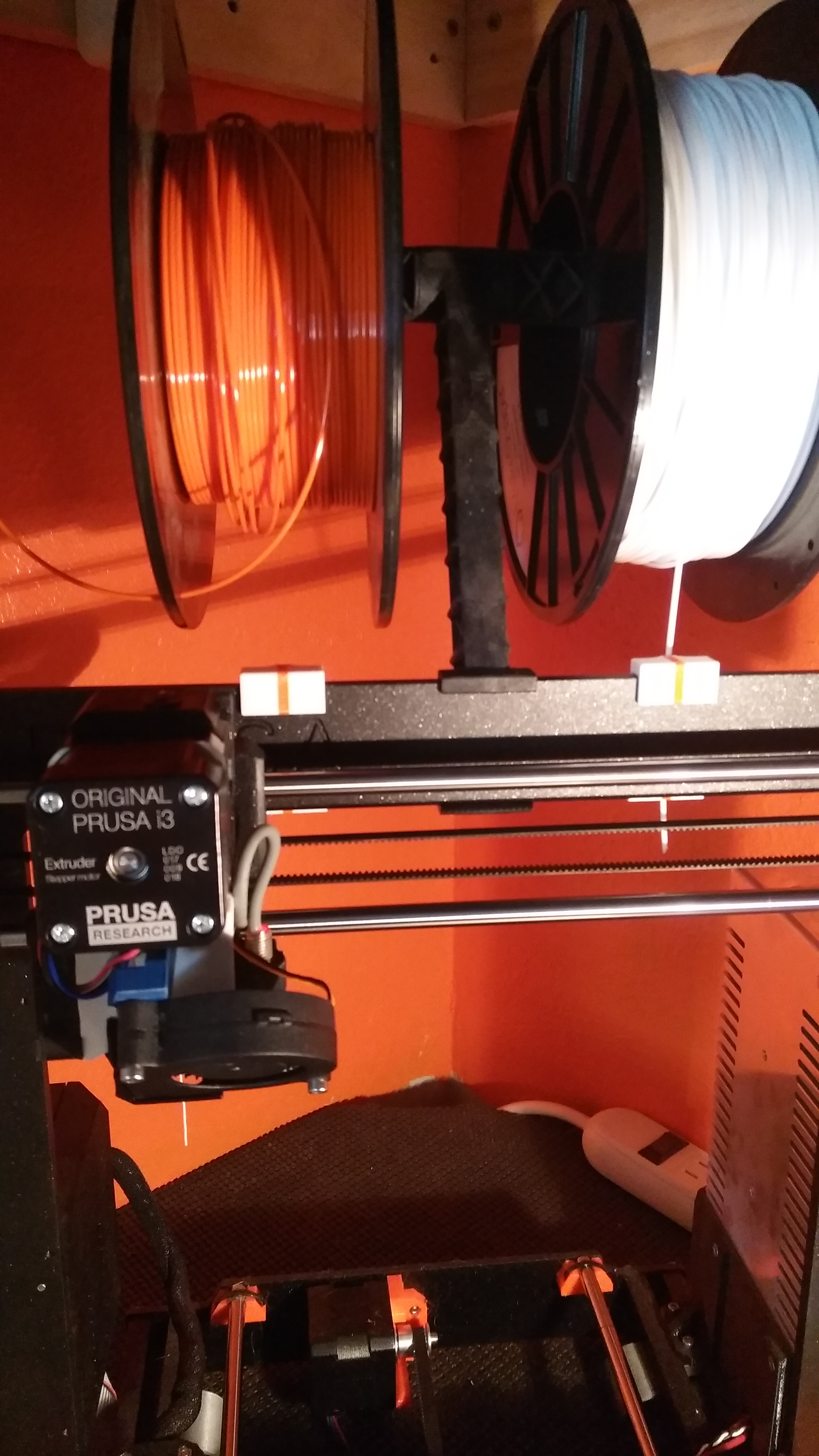 Prusa MK3S filament holder.