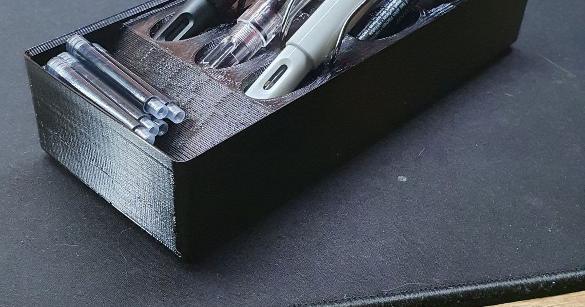 Low Profile Pen Display Gridfinity By Adri n Vidal Download Free STL low-profile-pen-display-gridfinity-by-adri-n-vidal-download-free-stl