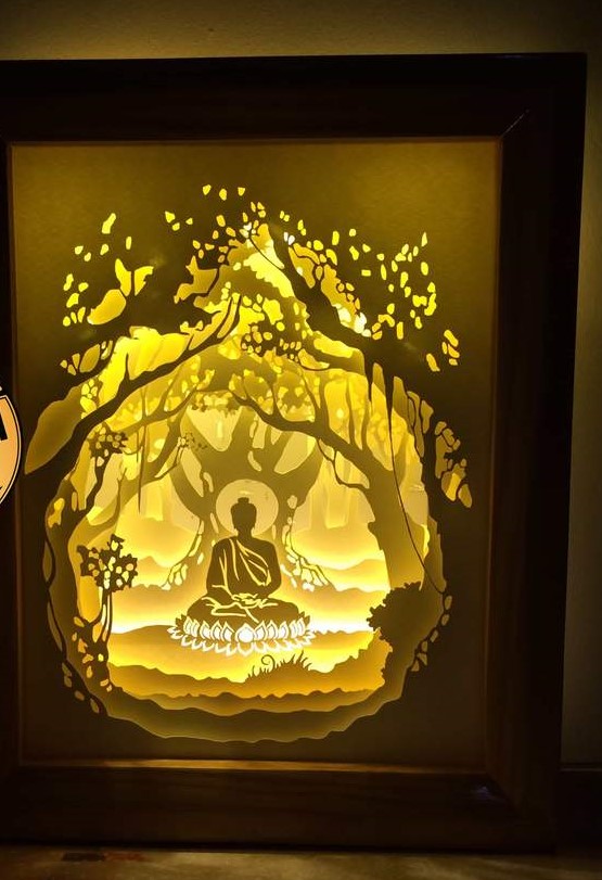 buda lamp ligthbox by tecnoculebras | Printables Store