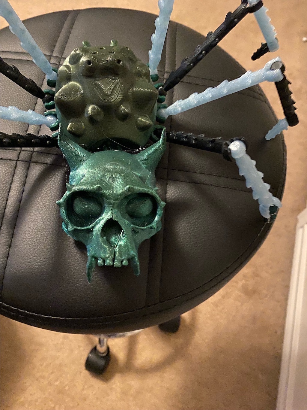 halloween spider jointed by ronjl | Download free STL model ...