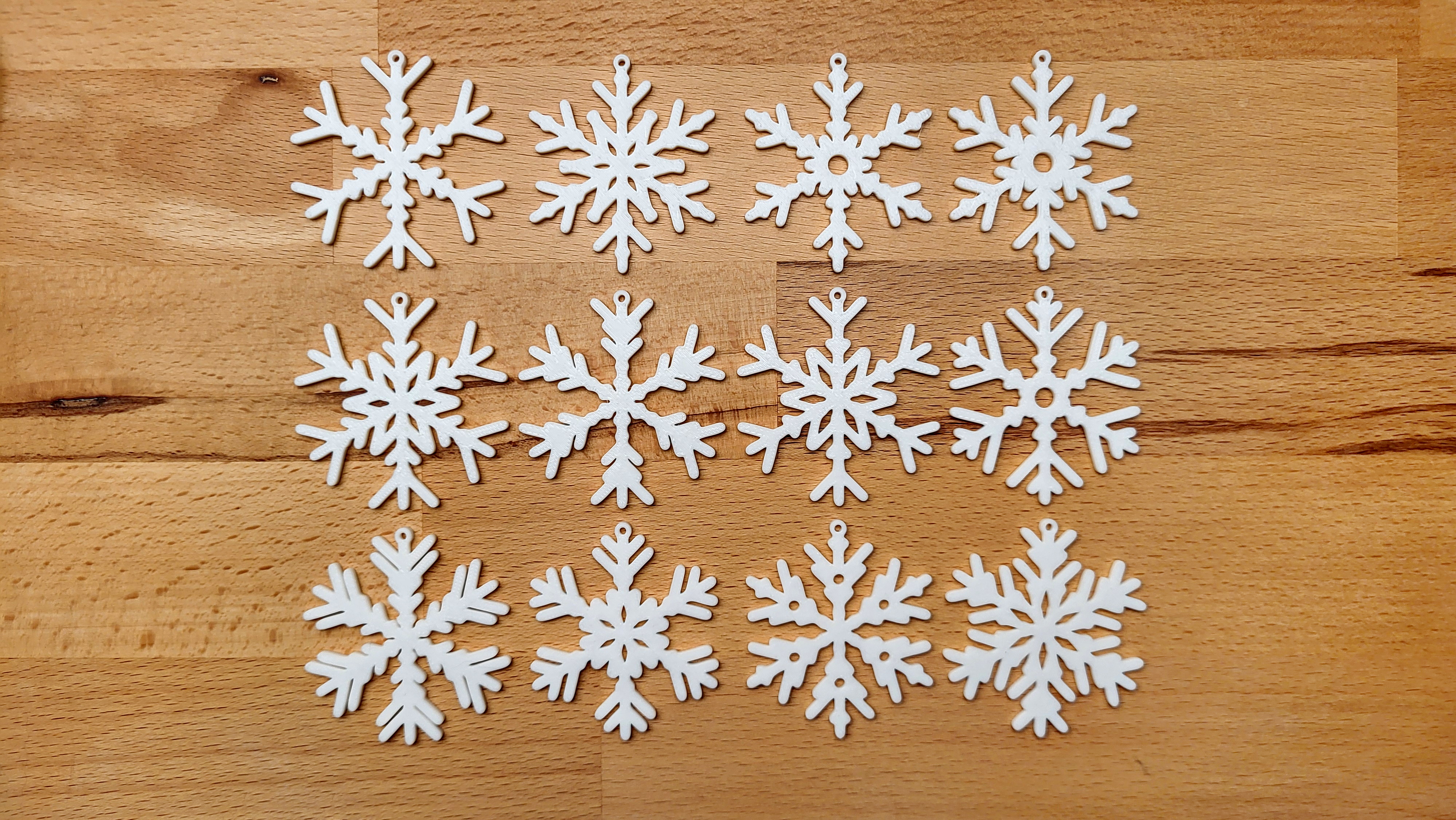 2025 Snowflakes 3rd set christmas tree decoration