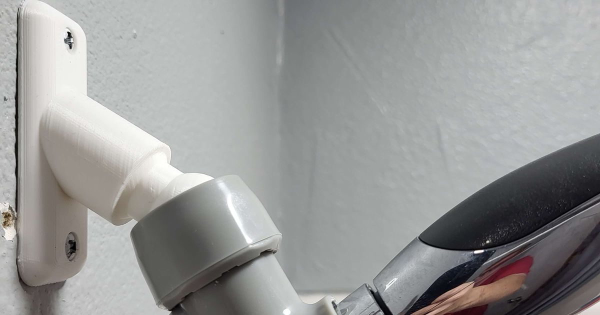 Shower head wall mount by Quarth4261 Download free STL model