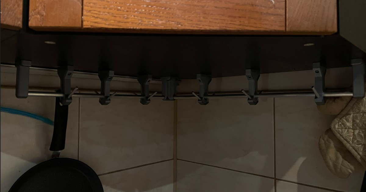 Set of hooks to keep kitchen equipment visible by decoo Download free