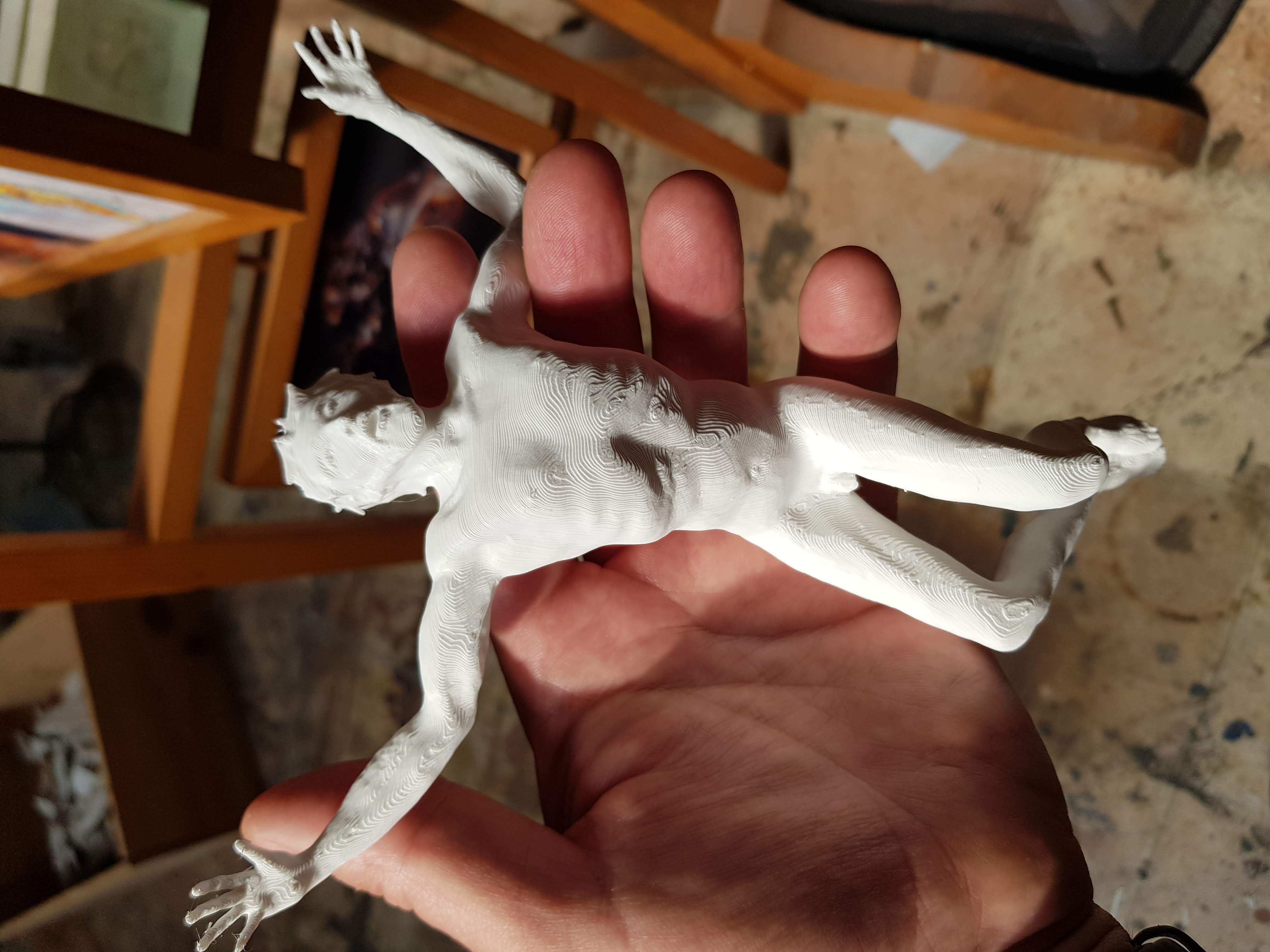 Jésus Christ à terre