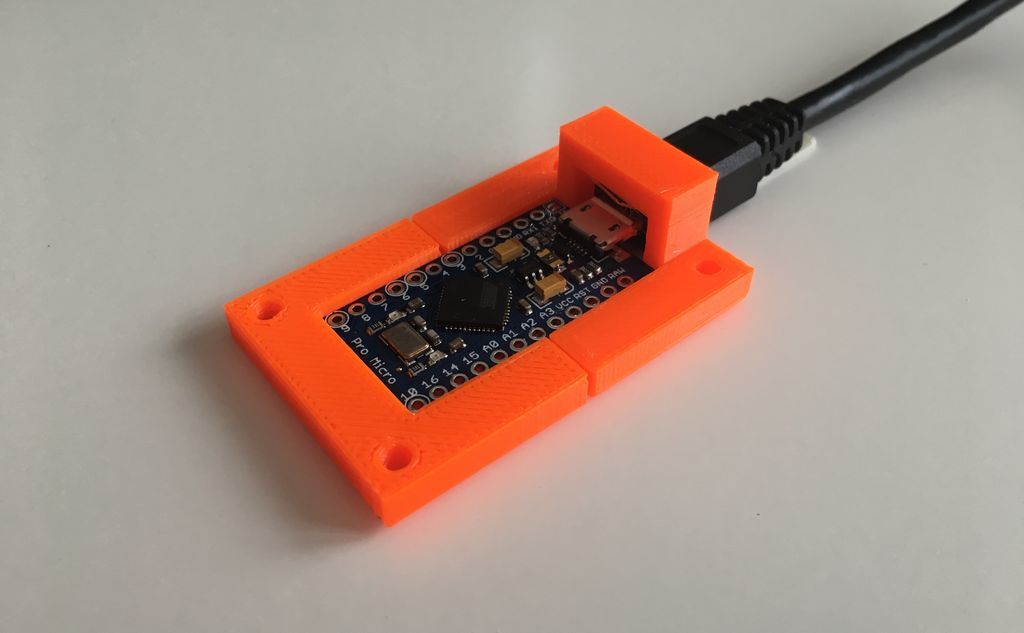 Arduino Pro Micro Holder by Pedroid | Download free STL model ...