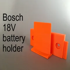 STL file Bosch battery 18V holder 🔋・3D printer model to download・Cults
