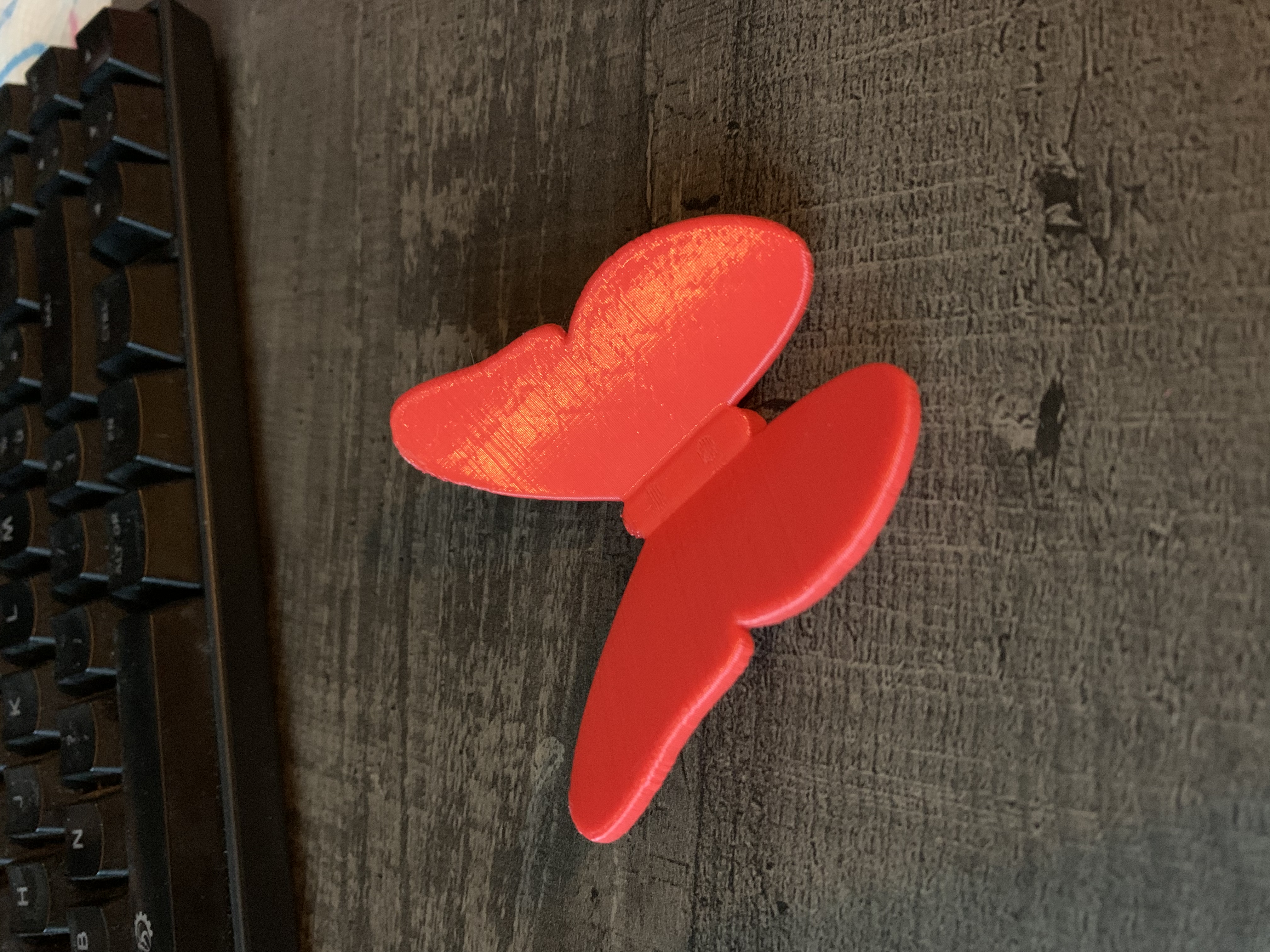 Butterfly cabinet knob