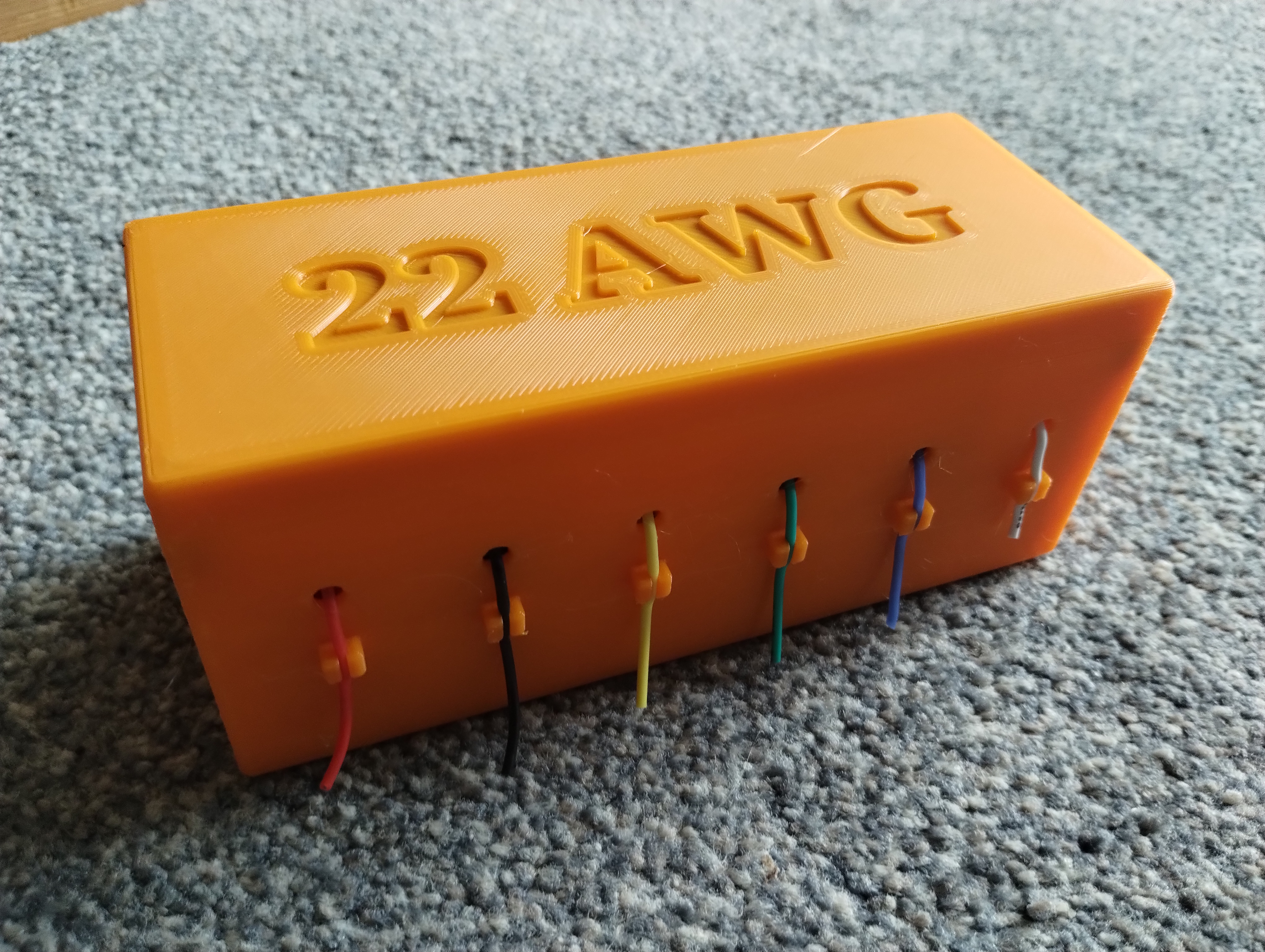 22 AWG Silicone Hook Up Wire Dispenser ( 6 Spools )