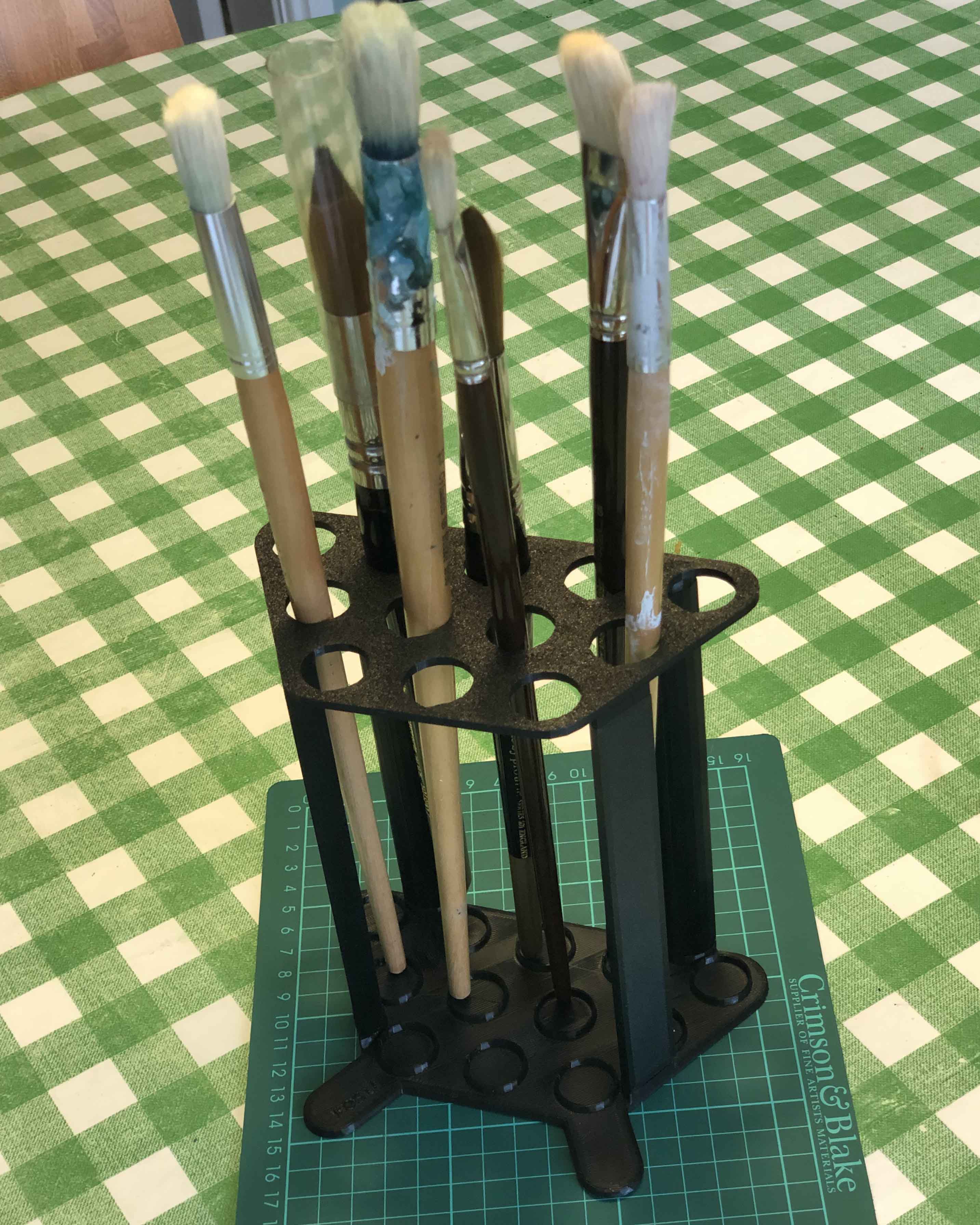 Large brush holder for artists by Rosti Download free STL model