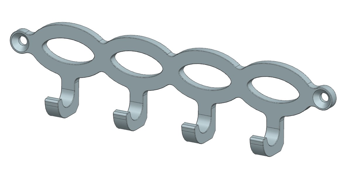 Wall hook for keys