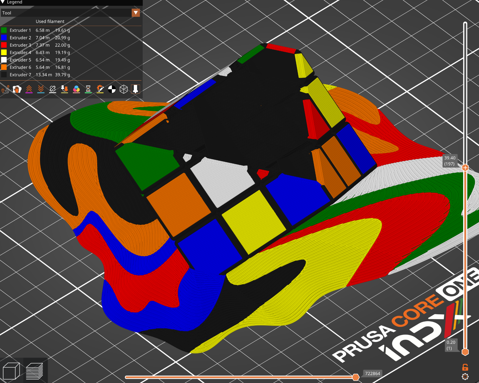 [Painted/Save Material] Accurate Molten Rubiks Cube