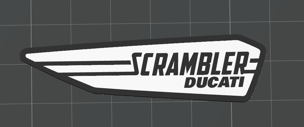 Llavero scrambler ducati