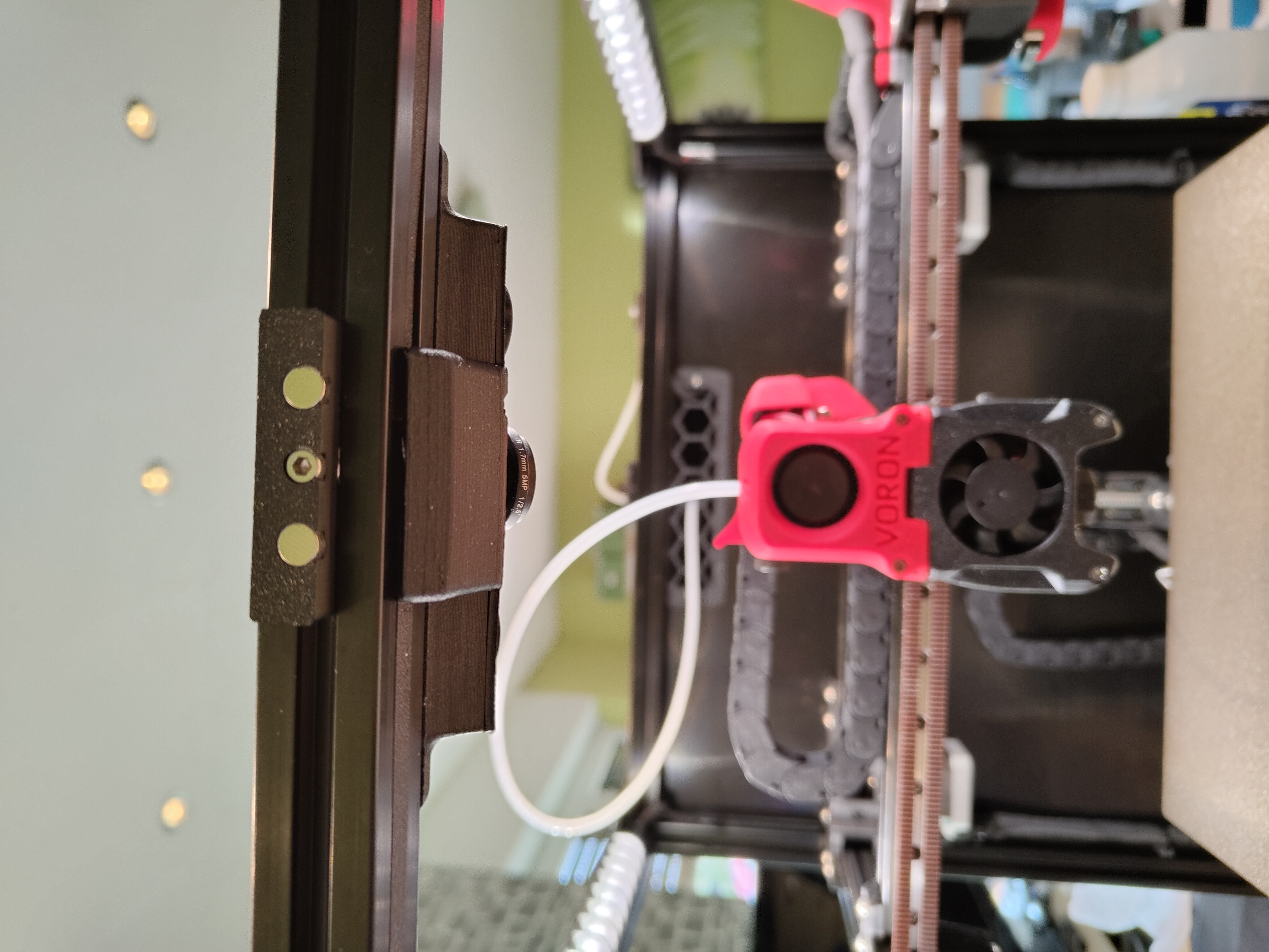 Voron Trident Camera Mount with cable cover