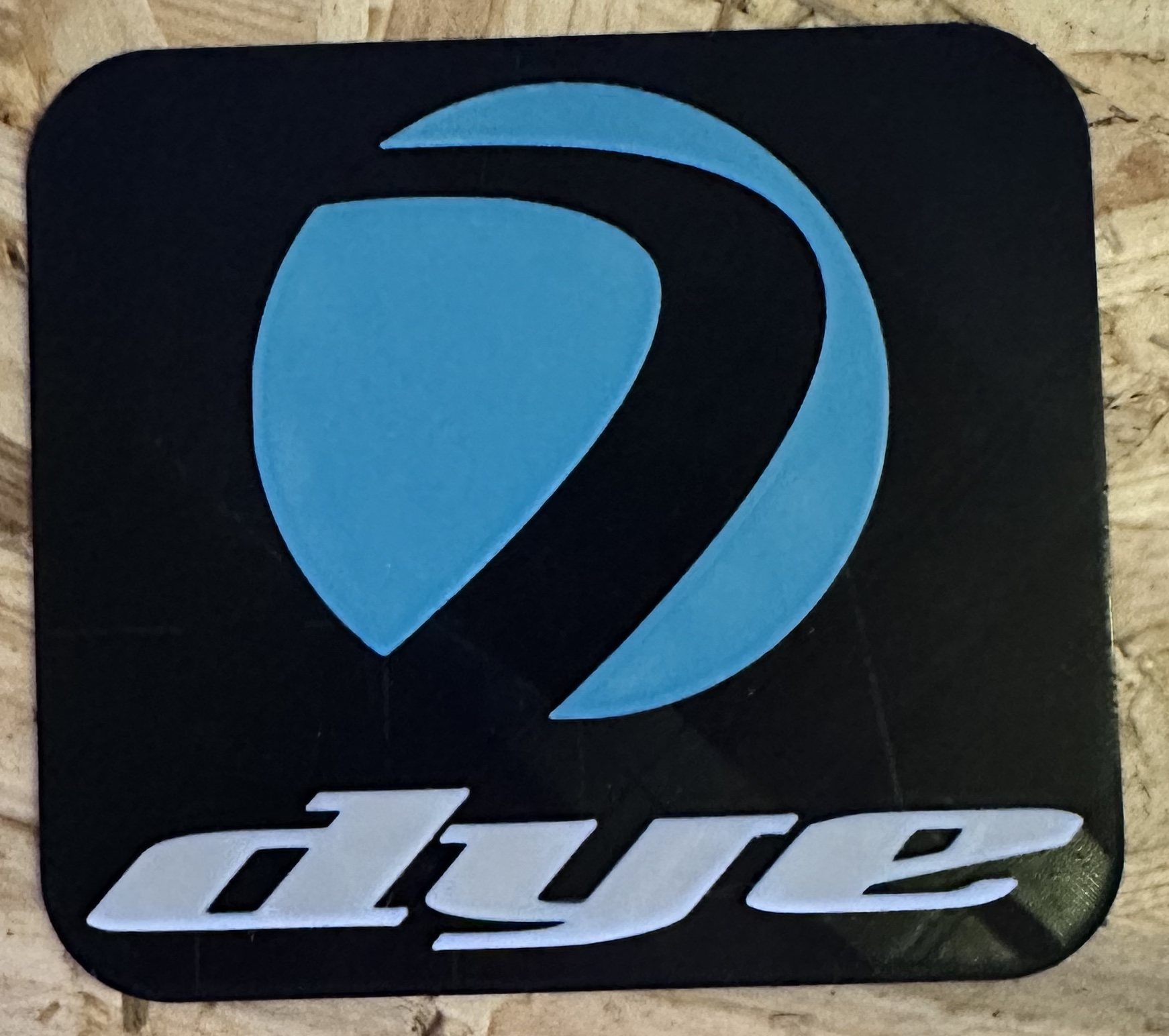 Dye Paintball brand Logo by FusioN Download free STL model