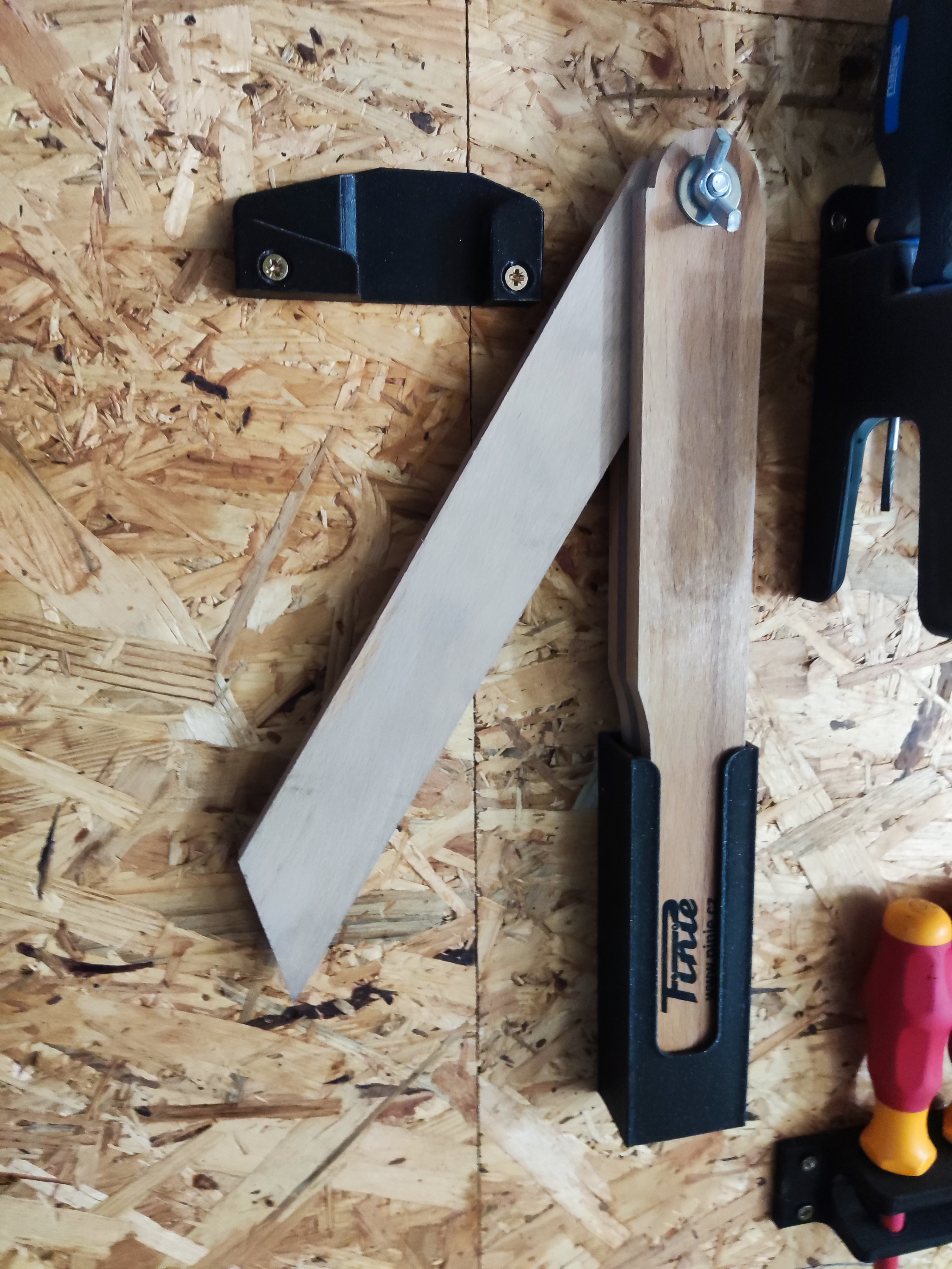 Holder for protractor