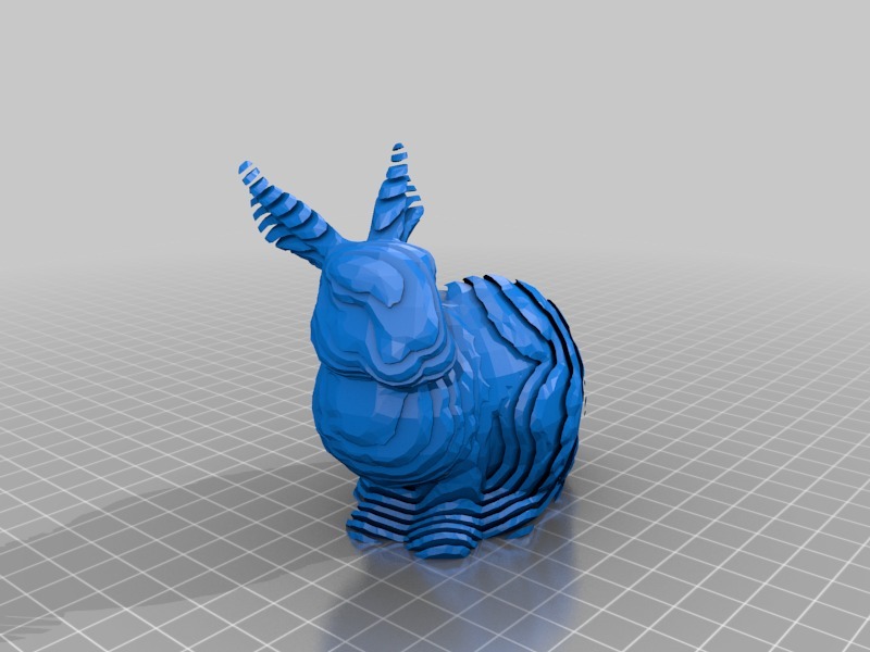 Striped bunny — miniatura 2