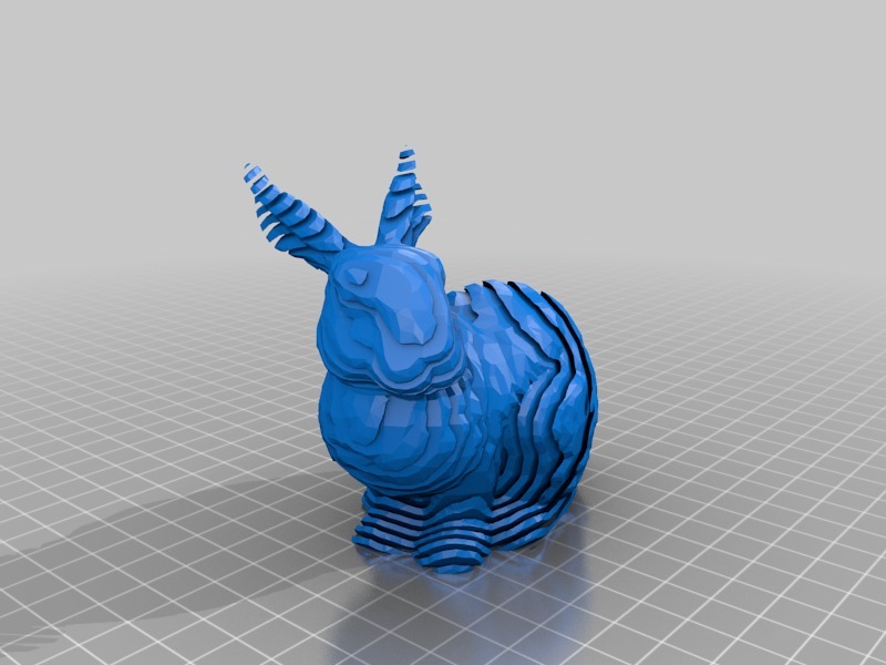 Striped bunny — miniatura 3