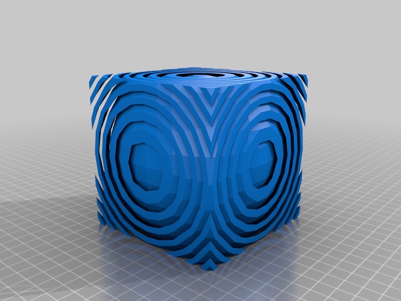 Miniatura 5 do modelo 3D simple concentric sphere intersection script
