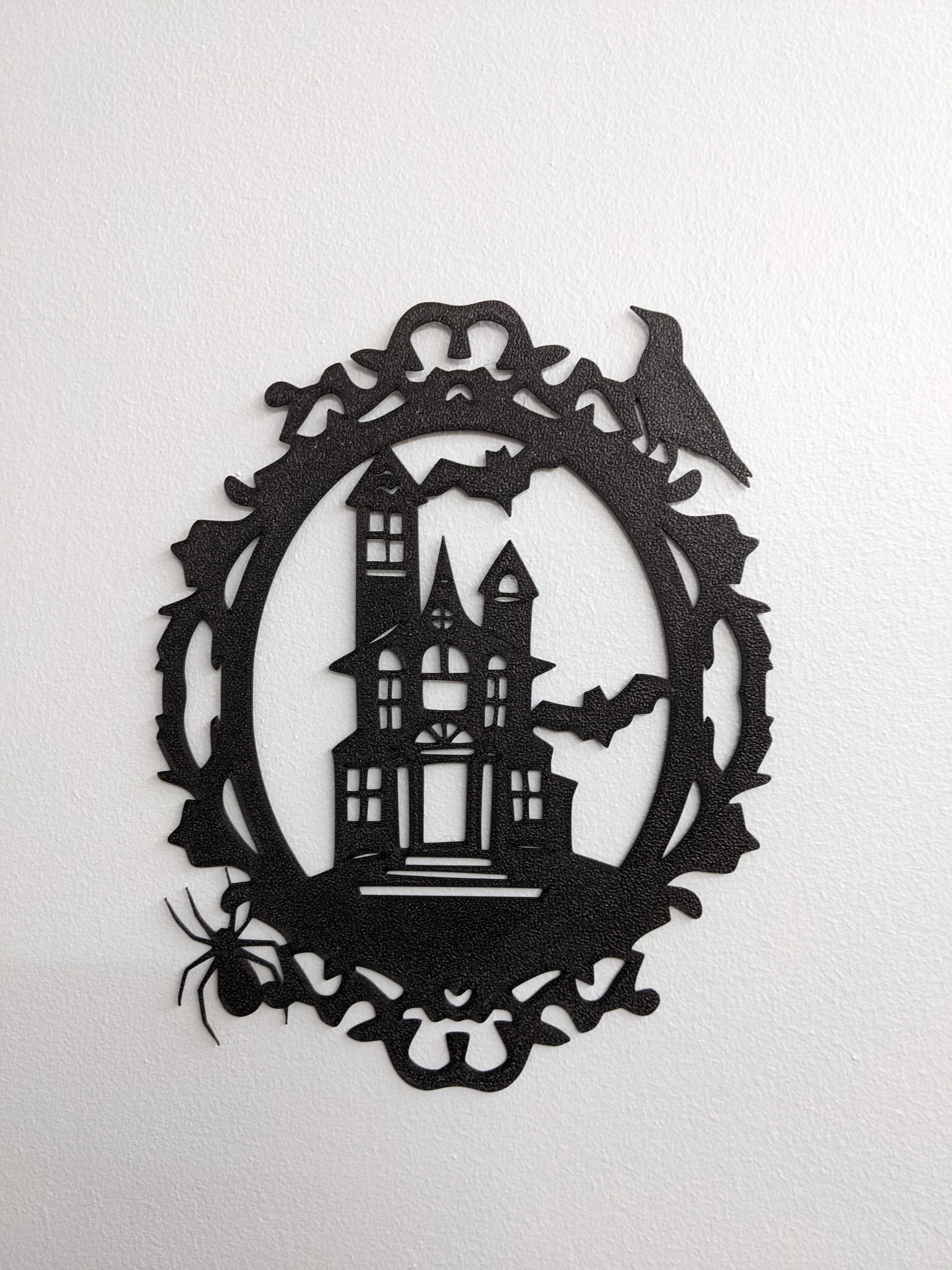 Halloween Wall Art: Haunted House