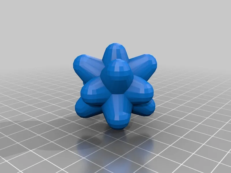 Cubic Fractal Sides&Edges rounded by threonin | Download free STL model ...
