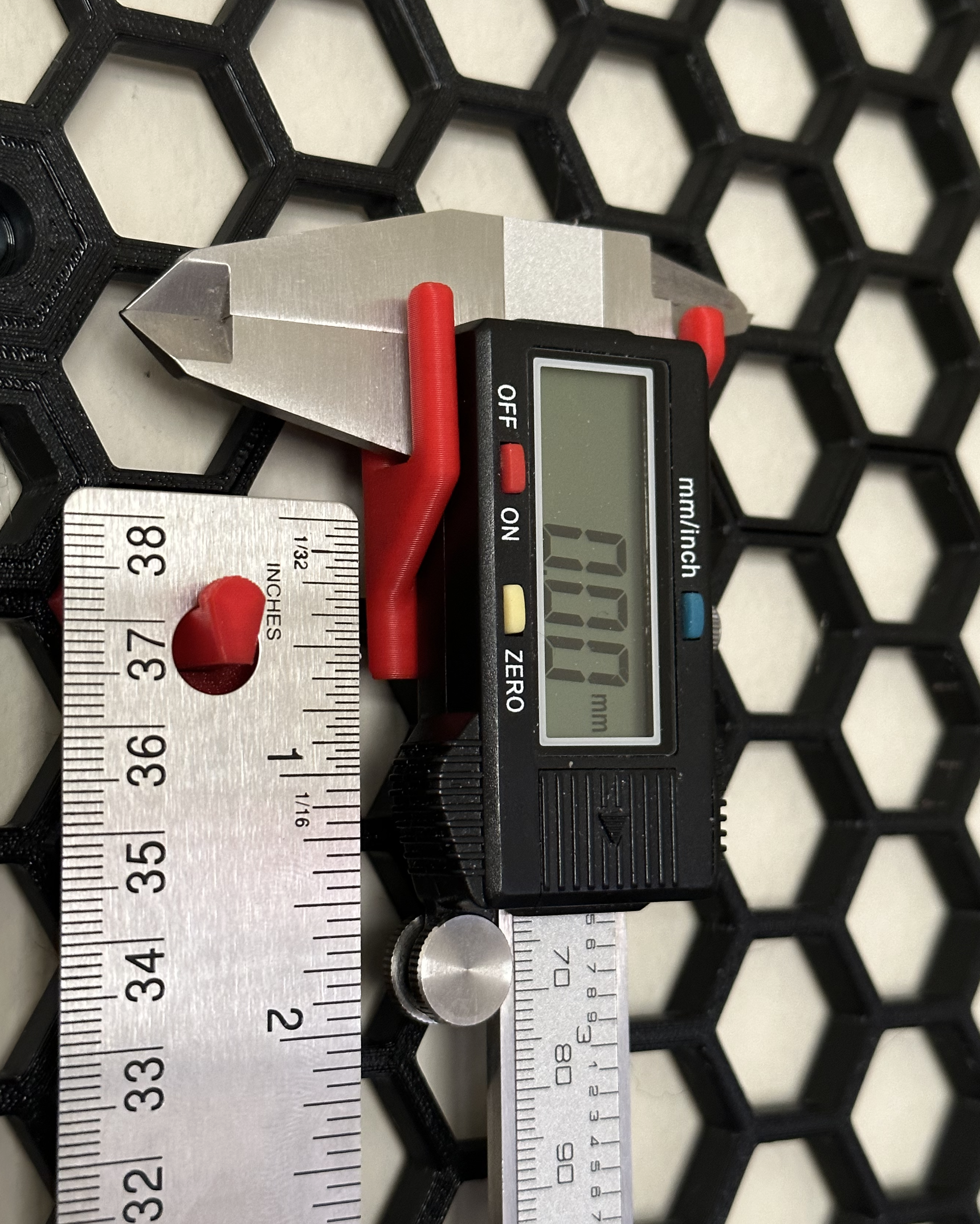 HSW Caliper and CR2032 Holder 3D model thumbnail