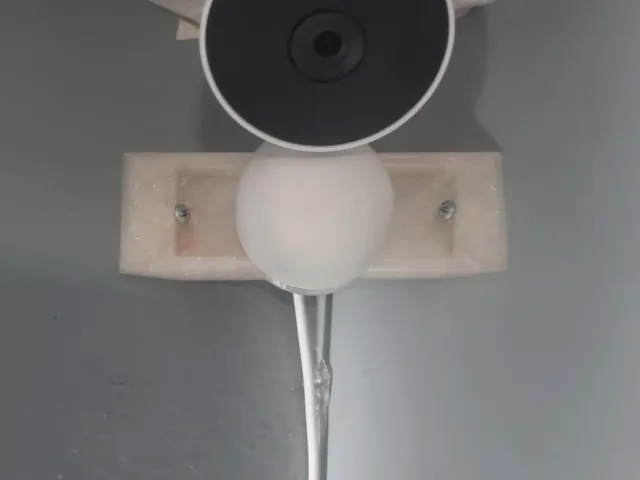 Nest cam corner mount