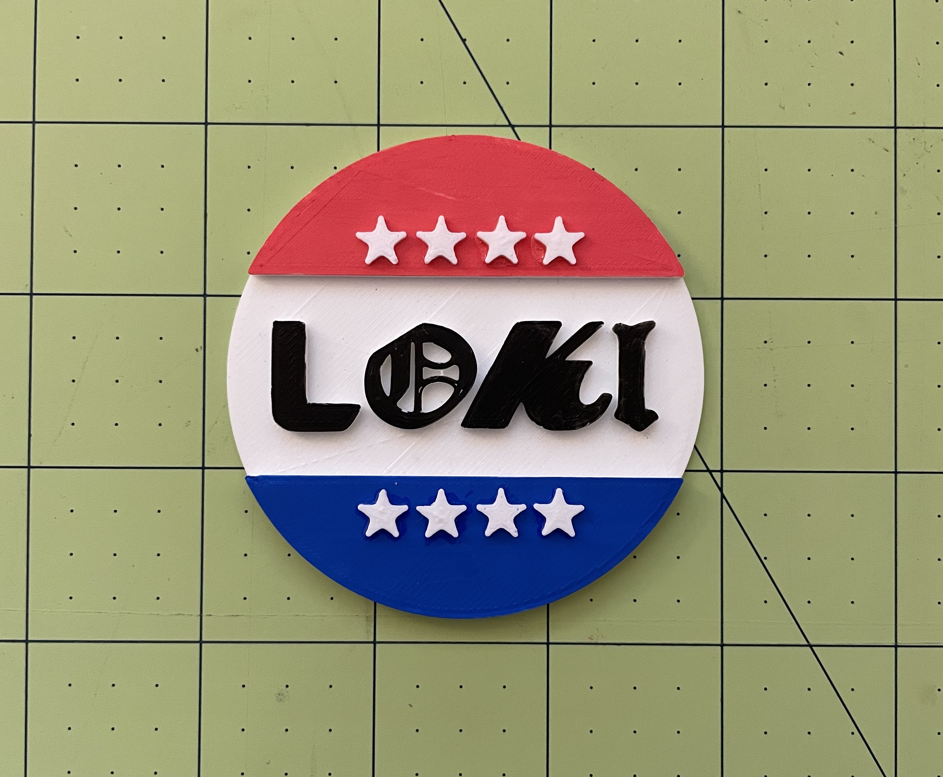 Loki Campaign Pin