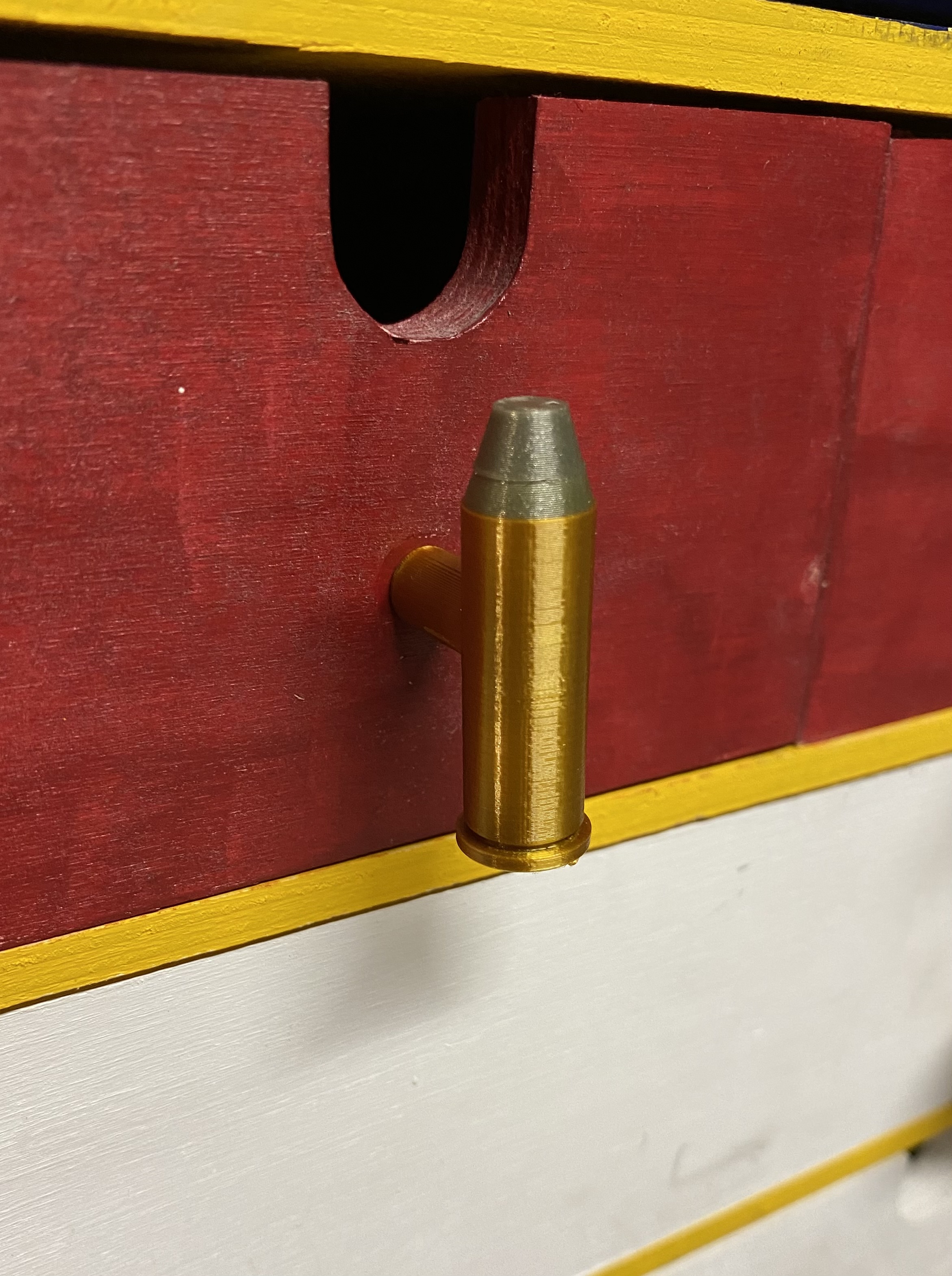 44 Mag Cartridge Knob for drawers