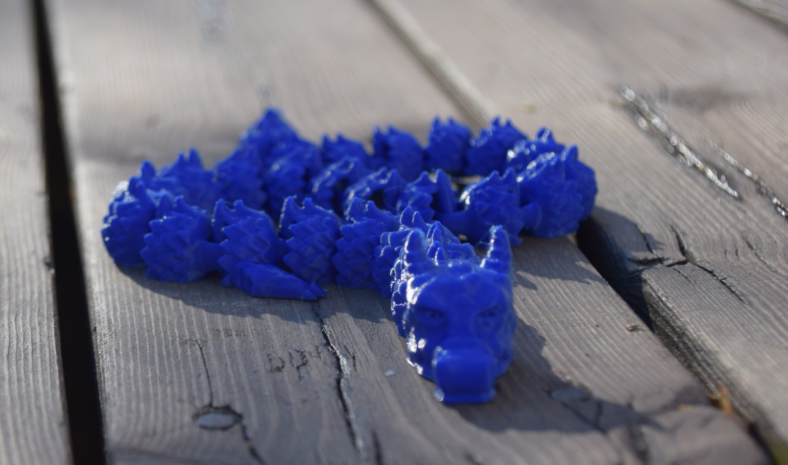 Blue Articulated Dragon By P1lotz Download Free STL Model blue-articulated-dragon-by-p1lotz-download-free-stl-model