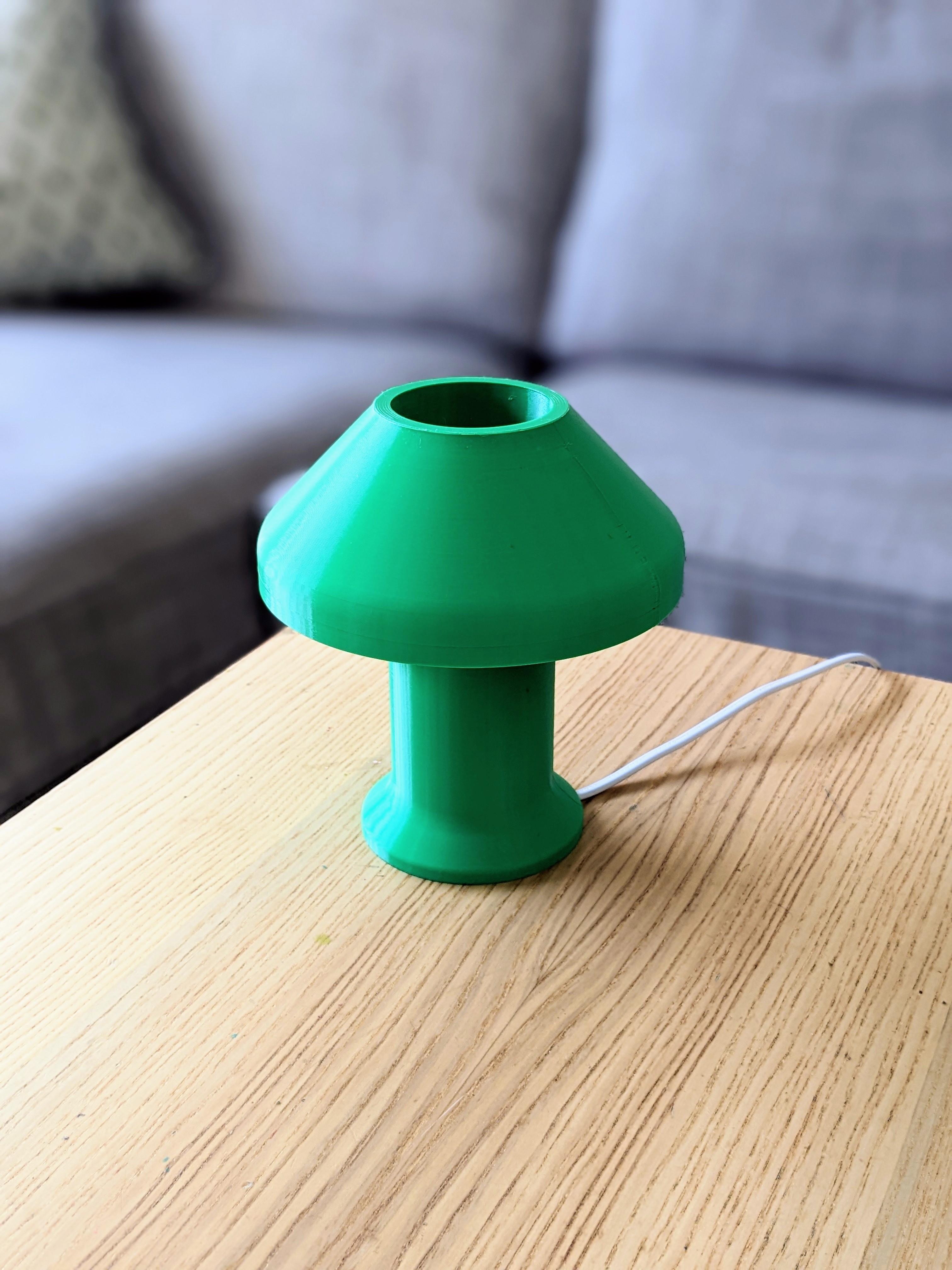 One piece lamp