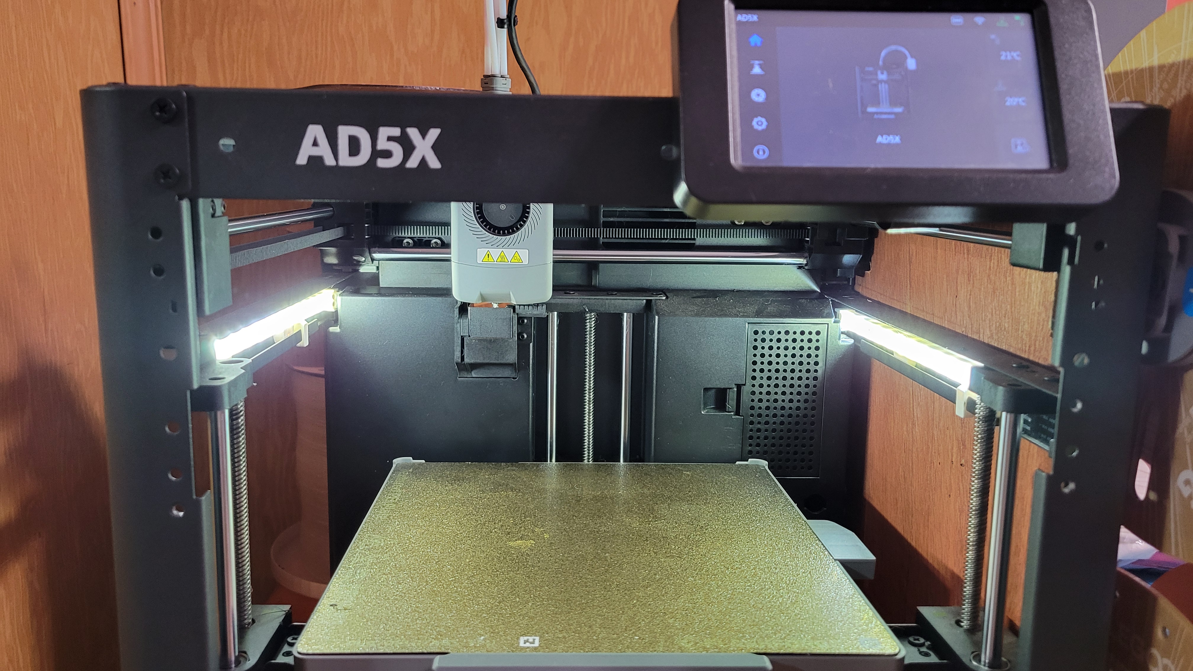 Flashforge AD5X LED Lighting Mod – Cable Track Integration