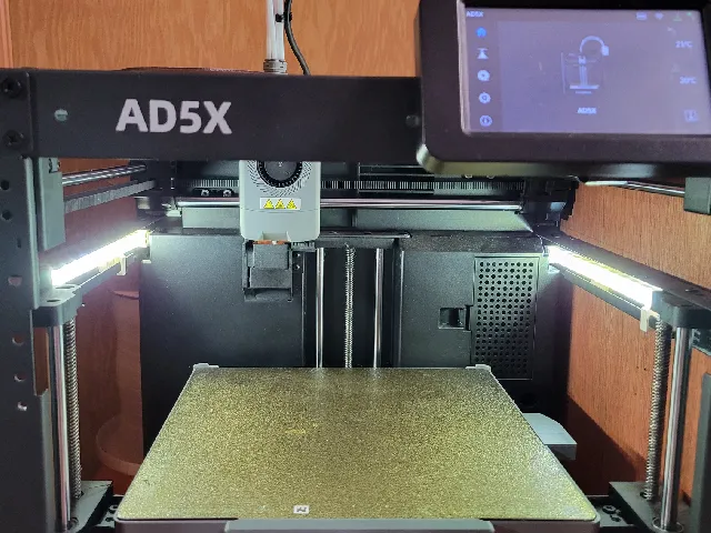 Flashforge AD5X LED Lighting Mod – Cable Track Integration