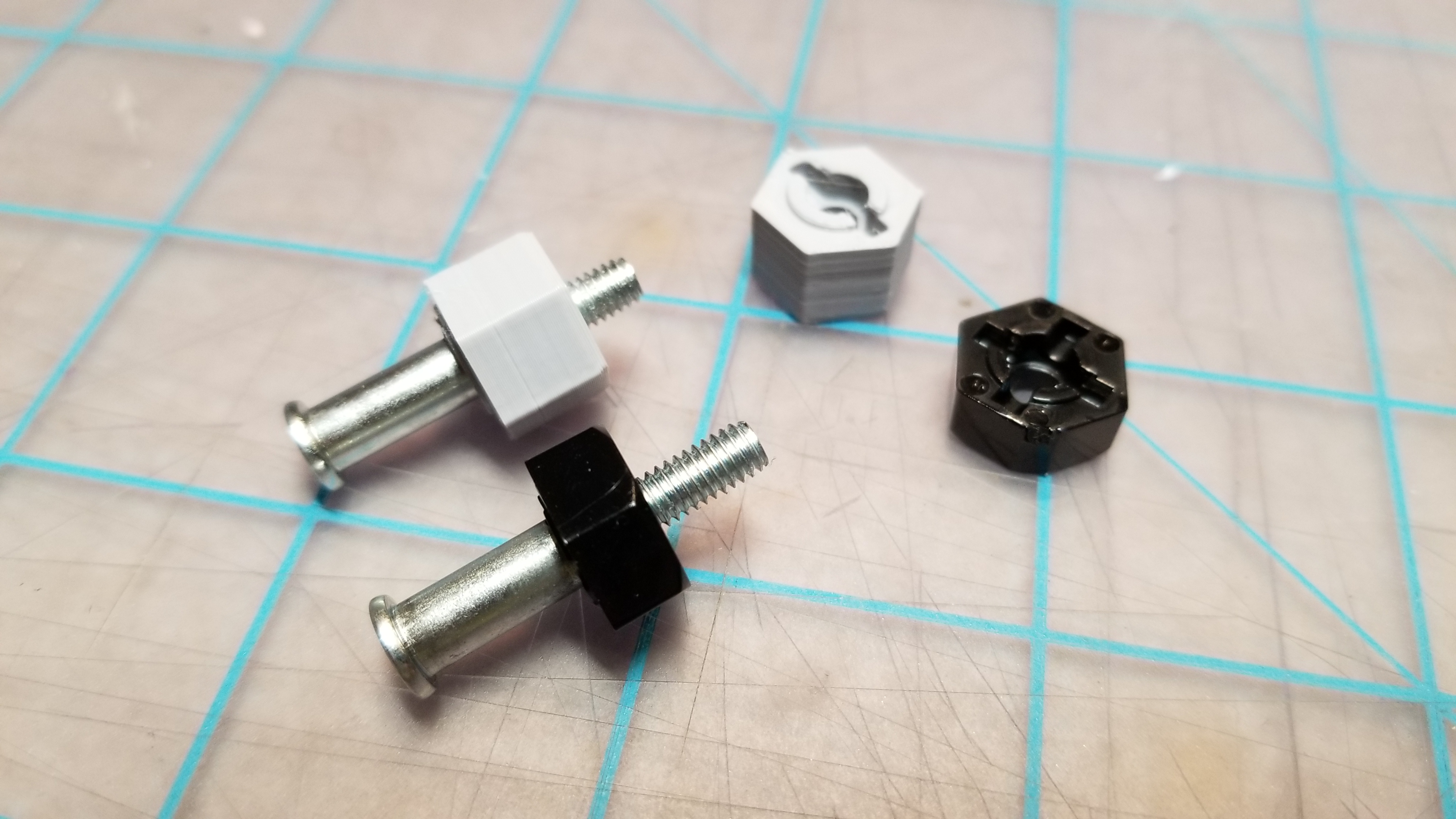 Extended 12mm RC Hub for Tamiya, etc.