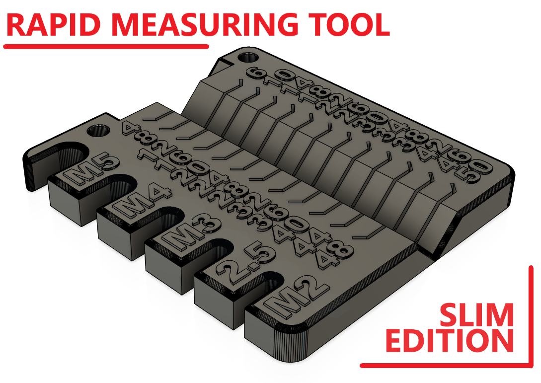 Rapid Screw Measuring Tool - SLIM edition