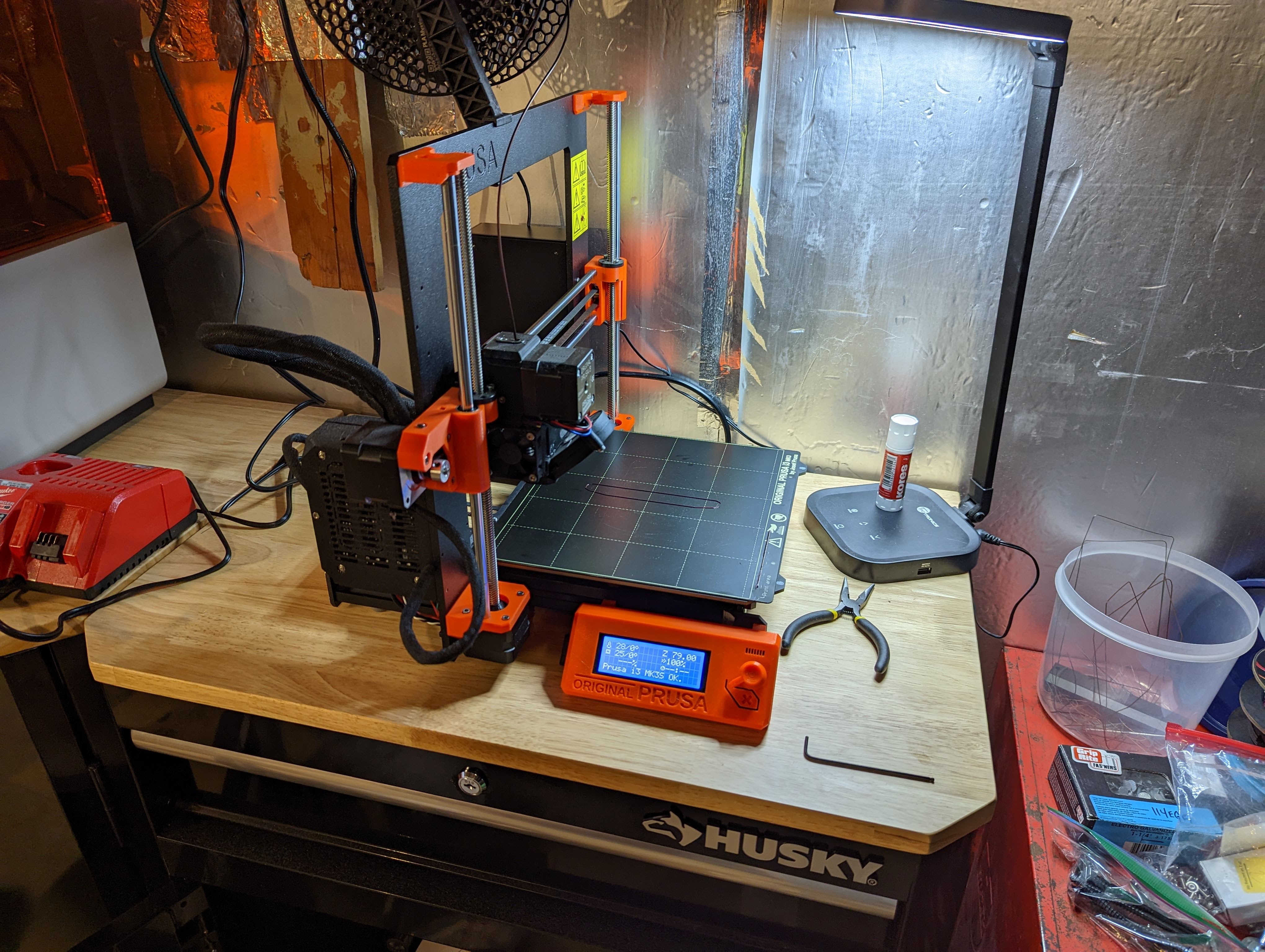 Prusa MK3/MK4 simple side mount for the screen