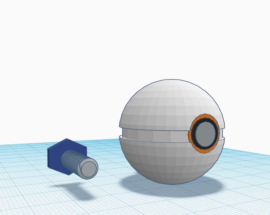 pokeball knob (comes with screwbit)