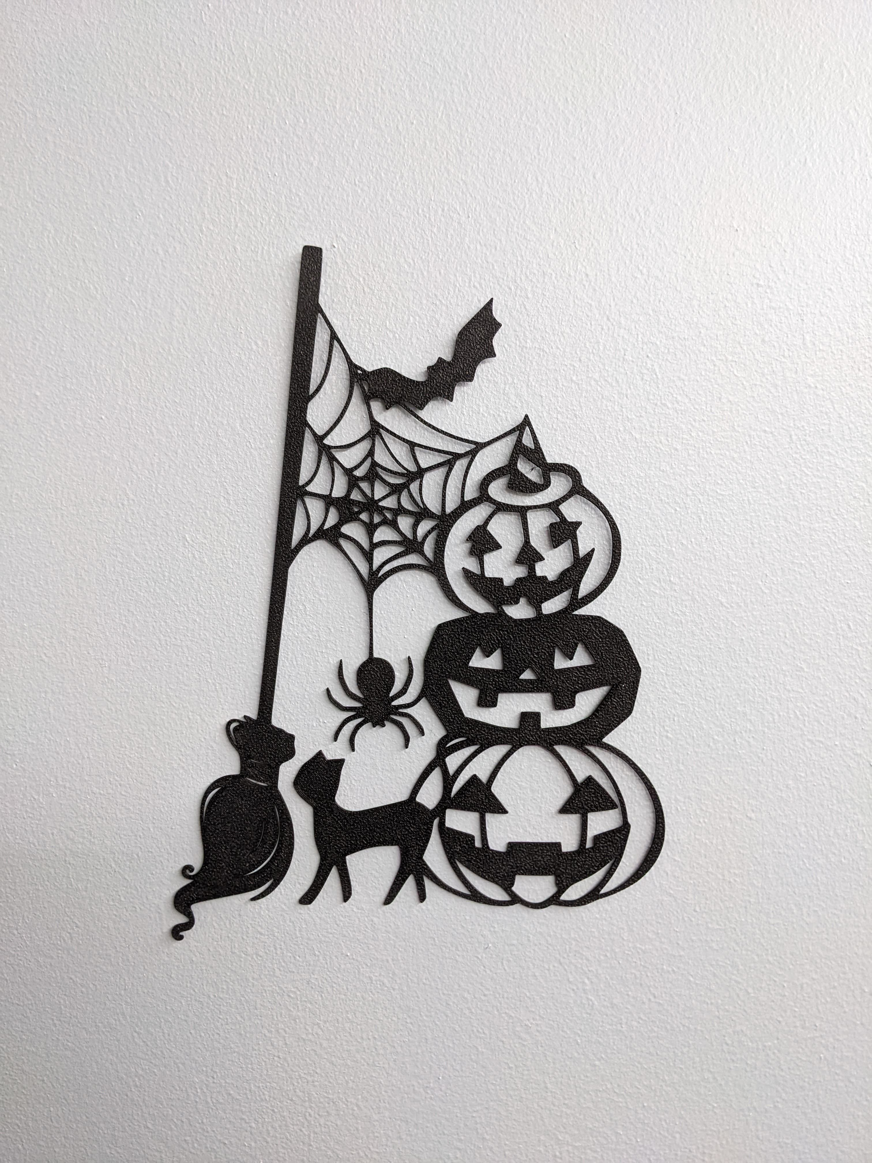 Halloween Wall Art: Witch Pumpinks