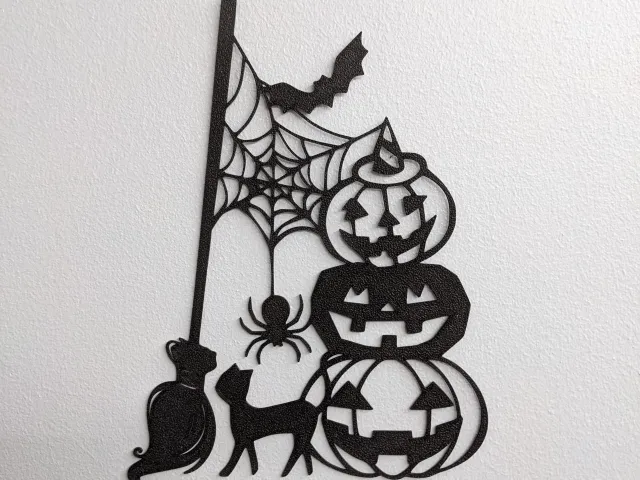 Halloween Wall Art: Witch Pumpinks
