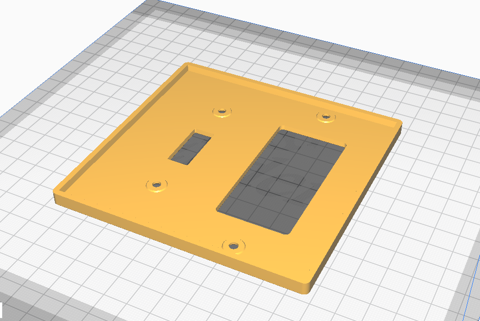 2Gang Wallplate Decora Opening / Switch by Quartinus Download free