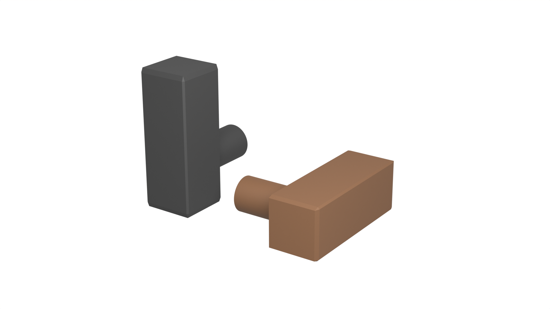 Chamfered Drop Handle | No Supports
