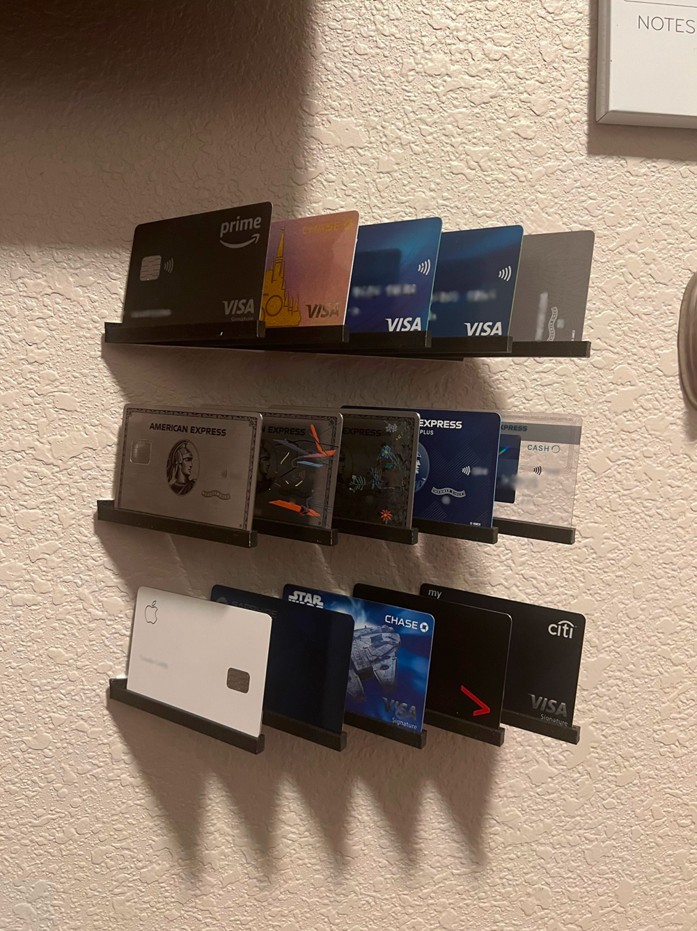 Card Holder Shelf Display/Organizer