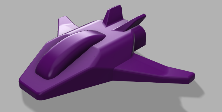 Miniatura 2 do modelo 3D Space Ship Toy
