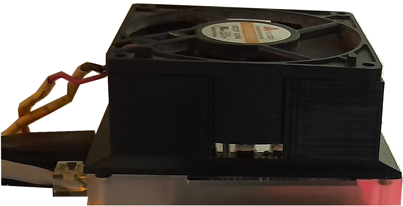 Adaptador de ventilador para carcasa de raspberry pi Joy-it RB-CaseP4+03B - Joy-it RB-CaseP4+03B raspberry pi case fan adapter