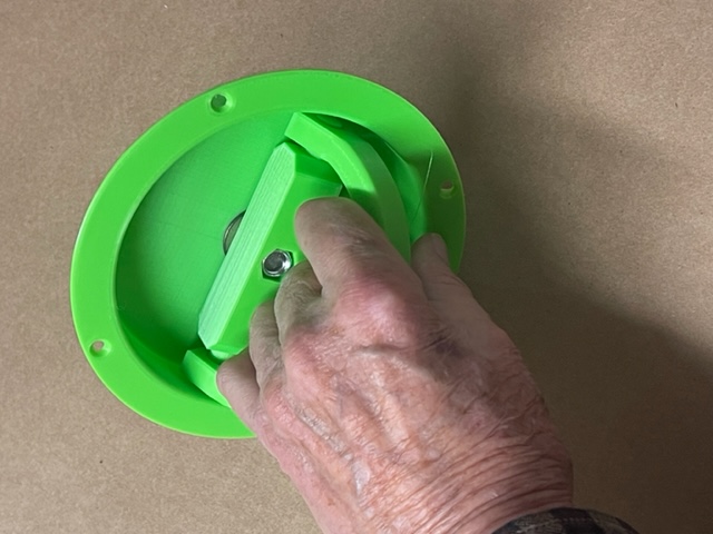 Flush Handle for Large Cabinet or Door