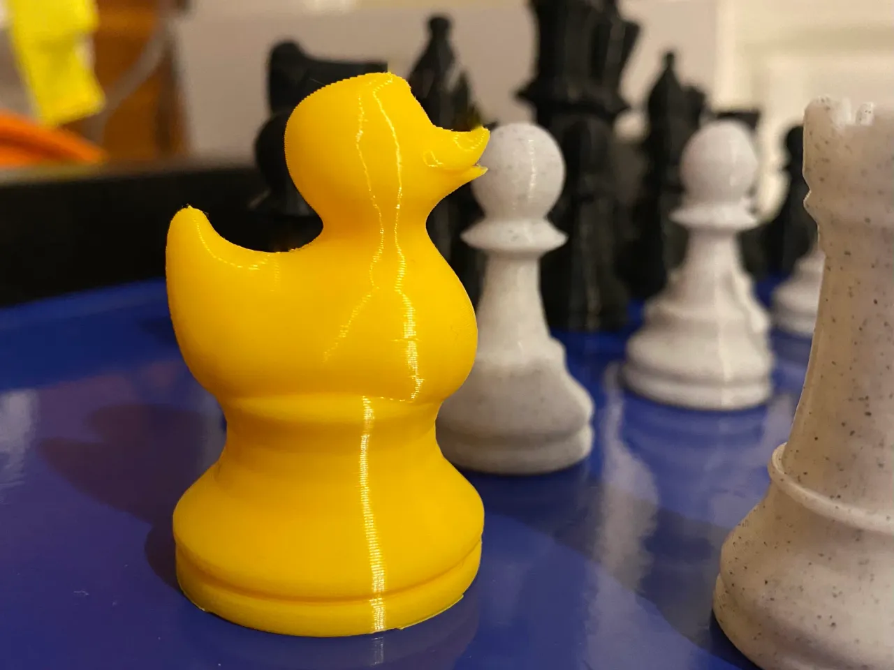 Duck Chess Piece by osbock, Download free STL model