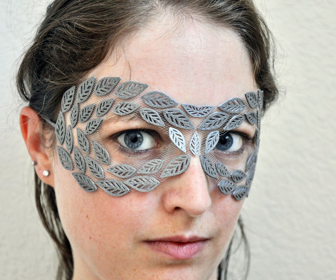 Yaprak Masquerade Mask (Sadece Plastik Aparattır!!!)