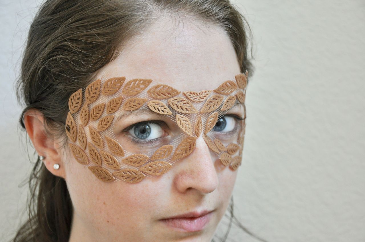 Yaprak Masquerade Mask (Sadece Plastik Aparattır!!!)