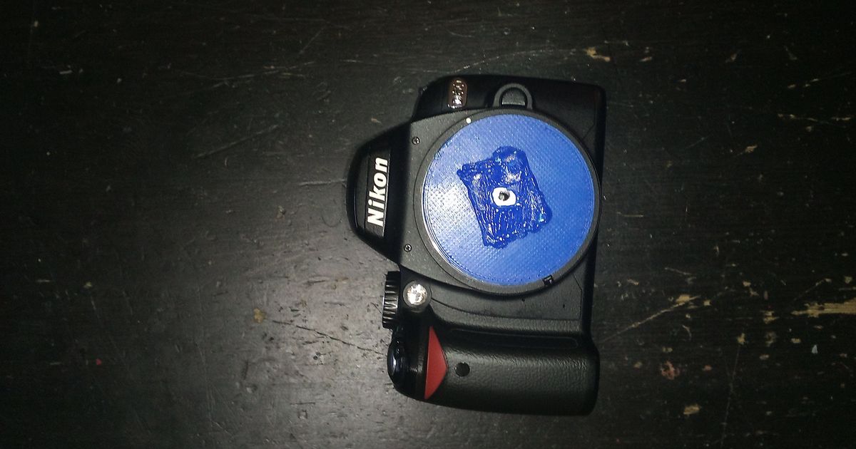 pinhole lens Nikon f mount by ninjanerdz | Download free STL model