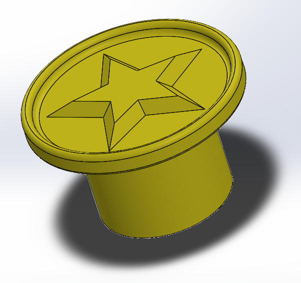 Star Coin Cabinet Knob
