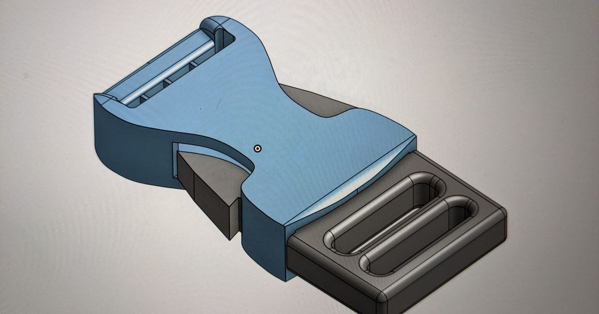 buckle very functional by john doe Download free STL model